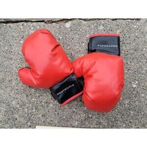 Protocol Boxing Gloves Red / Black - Adult Size